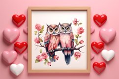 Valentines Day Animal Couple Clipart, Valentine Couple Product Image 3