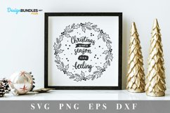 Christmas Round Sign svg|Christmas quotes svg Product Image 2
