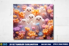 Halloween Tumbler Sublimation Wraps, Tumbler Halloween Product Image 3