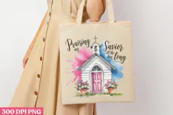 Praising My Savior All PNG, Retro Church Sublimation PNG Product Image 3