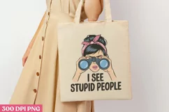 I see stupid people PNG, Pop Art Valentine Day Clipart PNG Product Image 1