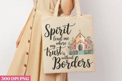 Spirit Lead Me Where My PNG, Retro Church Sublimation PNG Product Image 3