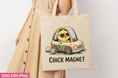 Chick Magnet PNG, Happy Easter Sublimation PNG Product Image 1