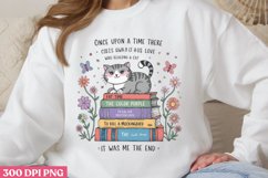 IT was Me the End PNG, Reading Books PNG Product Image 1