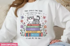 IT was Me the End PNG, Reading Books PNG Product Image 1