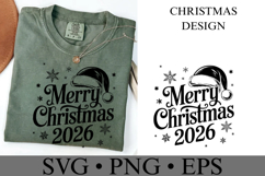 Merry Christmas 2026 Svg | Christmas svg | Shirt Svg Product Image 3