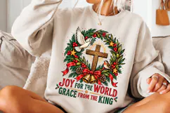 4 Christian Christmas Shirt Designs, 4 Nativity Faith Quote Product Image 3