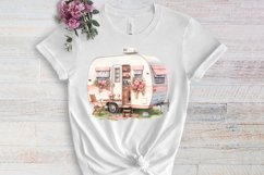 Watercolor Caravan Sublimation Clipart Product Image 3