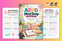 ADHD Mind Dump Workbook Product Image 3