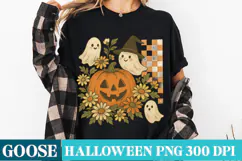 Halloween Boo Ghost Png,Halloween t-Shirt Design Product Image 2