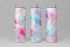 Alcohol Ink Tumbler Sublimation, Skinny Tumbler Wrap Design Product Image 3
