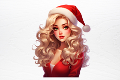 Christmas Fashion Girl Sublimation PNG Product Image 3