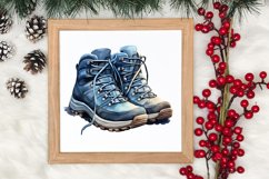 Winter Hiking Clipart Sublimation, Christmas PNG Product Image 3