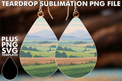 Dazzling Teardrop Earrings Gift PNG, Spring Product Image 1