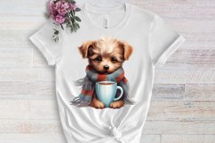 Christmas Animals Coffee Sublimation Clipart, Christmas PNG Product Image 3