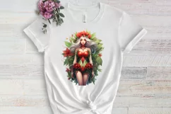 Fairy Christmas Sublimation Clipart, Christmas PNG Product Image 3