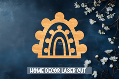 9 Rainbow Laser Cut File for Home Decor Product Image 4