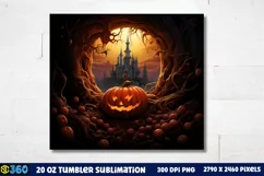 Halloween Tumbler Sublimation Wraps, Tumbler Halloween Product Image 3