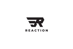 Reaction Letter R Logo Design Vector Product Image 3