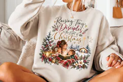 4 Christian Mom Christmas PNG Designs, 4 Faith Based Christm Product Image 3