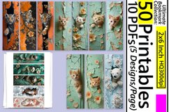 50x 3d Hole In Wall Sublimation Bookmark Bundle, Funny Product Image 5