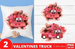 Valentines Truck Sublimation | 300 DPI | PNG Product Image 1