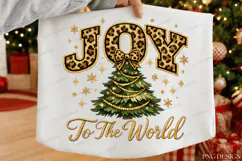 Joy to the World Christmas Tree PNG Design joy to the world Product Image 4