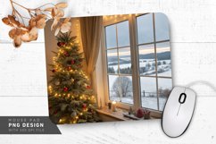 Holiday Cheer by the Window Mouse Pad Design Product Image 1