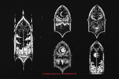 10 Bundle Dark Art Window Dimension Gate Realm Portal Mystic Product Image 5