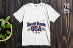 Fireworks &amp; Freedom Patriotic Bow Sublimation PNG Product Image 3