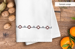 Seamless Nautical Life Ring Border SVG Product Image 3