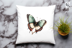 Butterfly Heart Clipart Sublimation PNG Product Image 3