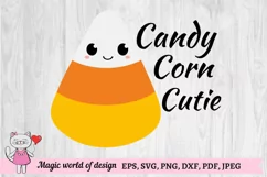 Candy Corn Cutie svg Design for Halloween BABY Shirt Product Image 2