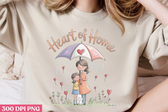 Floral Mama Mom Sublimation PNG Product Image 3