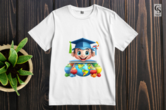 Cute Graduation Kids PNG Product Image 2