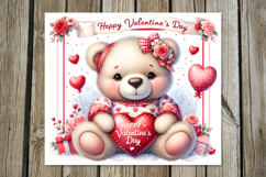 Valentine teddy bears | 4 love Skinny tumbler designs Product Image 3