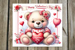Valentine teddy bears | 4 love Skinny tumbler designs Product Image 3