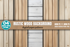 Rustic Wood Background Paper Bundle PNG Product Image 4