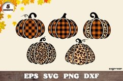 Pumpkin Keychain Svg Bundle | Leopard | Autumn Svg Product Image 1