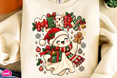 Funny Christmas PNG, Christmas Sublimation, Christmas Ghost Product Image 3