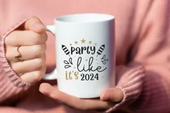 Party like it's 2024 SVG, Happy New Year SVG Product Image 3