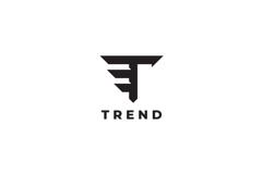 Trend Letter T Logo Design Vector Product Image 3