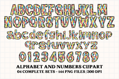 Back to School Alphabet png, letters doodle, school clipart Product Image 3