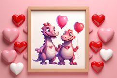 Valentines Day Animal Couple Clipart, Valentine Couple Product Image 3