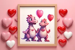 Valentines Day Animal Couple Clipart, Valentine Couple Product Image 3