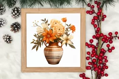 Christmas Antique Vases Clipart, Christmas Clipart Product Image 3