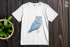Watercolor Snowy Owl Clipart Sublimation PNG Product Image 3