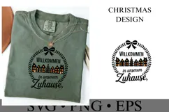 Willkommen in Unserem Zuhause Svg | Christmas | Shirt Svg Product Image 3