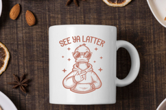 See Ya Later Funny Duck SVG - Cool Retro Animal T-Shirt Product Image 3