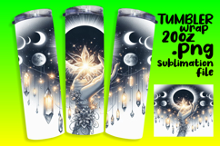 CUSTOM 20oz Tumbler Artwork for DIY Projects , Mystic Product Image 1